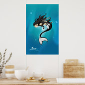 Orca Magic Poster (Keuken)