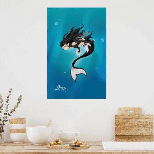 Orca Magic Poster (Keuken)