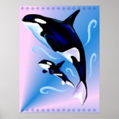 Orca Mam en Baby Print (Voorkant)