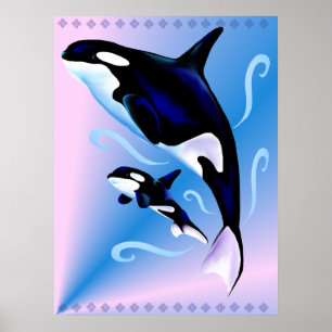 Orca Mam en Baby Print