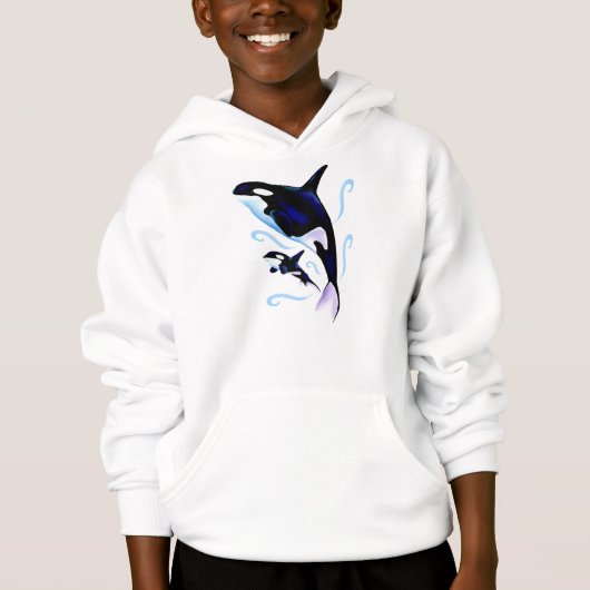Orca Mam en Baby Shirt (Voorkant)