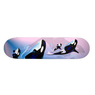 Orca Mam en Baby Skateboard