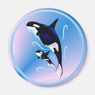 Orca mama en Baby Magnet