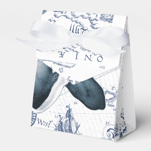 Orca Map Blue Bedankdoosjes (Voorkant Zijde)