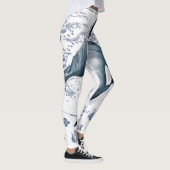 Orca Map Blue Leggings (Rechts)