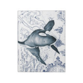 Orca Map Blue Notitieblok (Linkerzijde)
