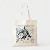 Orca Map Blue Tote Bag (Voorkant)