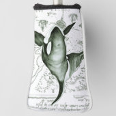 Orca Map Green Golfheadcover (Draai 90)
