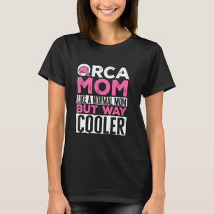 Orca-moeder grafisch voor vrouwen meisjes moeders t-shirt