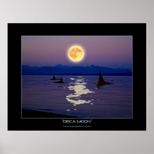 ORCA MOON Fantasy Art Poster (Voorkant)