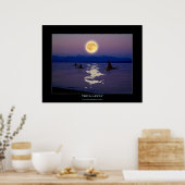 ORCA MOON Fantasy Art Poster (Keuken)
