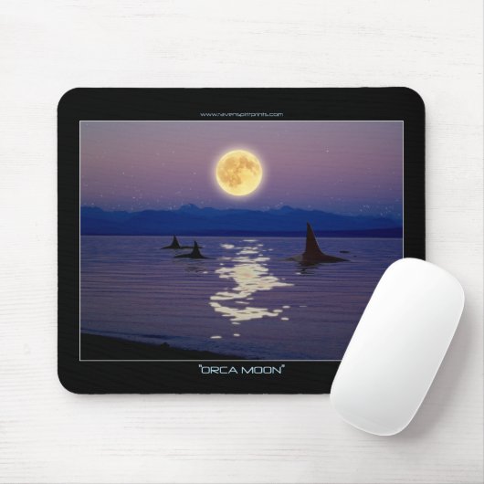 ORCA MOON Fantasy Mousepad Muismat (Met muis)