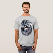 Orca Moon | Orka Oceaan | Grappig Zeeleven T-shirt (Voorkant volledig)