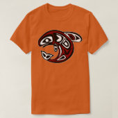 Orca Northwest Coast Native American Totem Killer T-shirt (Design voorkant)