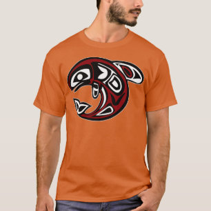 Orca Northwest Coast Native American Totem Killer T-shirt