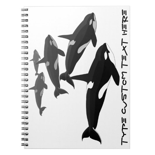 Orca Notebook Personal Killer Whale Journal Notitieboek (Voorkant)