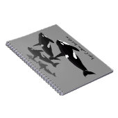 Orca Notitieboek Personalized Killer Whale Journal (Rechterzijde)