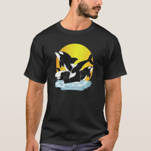 Orca Ocean Animal Killer Whale Swea T-shirt