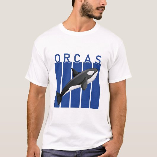 Orca - Ocean Lover orcas T-shirt (Voorkant)