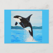 Orca Painting Briefkaart (Voorkant)