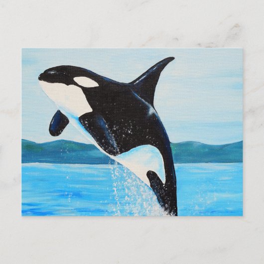 Orca Painting Briefkaart (Voorkant)