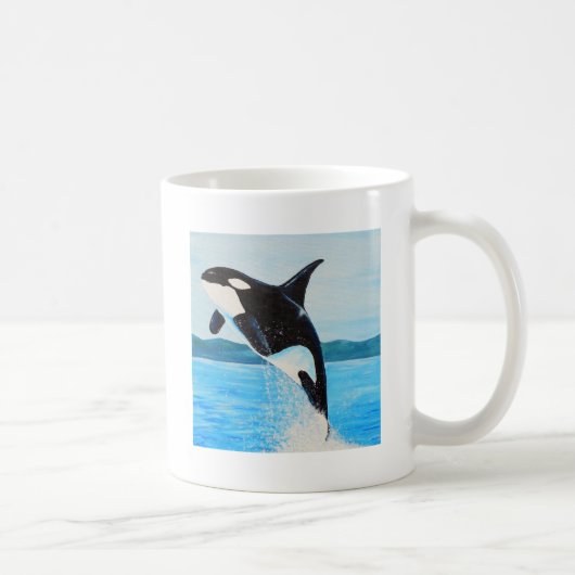Orca Painting Koffiemok (Rechts)