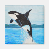 Orca Painting Magneet (Voorkant)