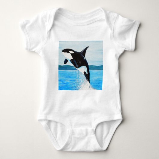 Orca Painting Romper (Voorkant)