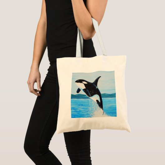 Orca Painting Tote Bag (Voorkant (product))
