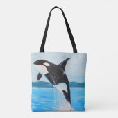 Orca Painting Tote Bag (Achterkant)