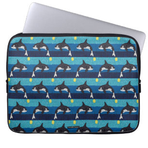 Orca (patroon) - Laptophoes Laptop Sleeve