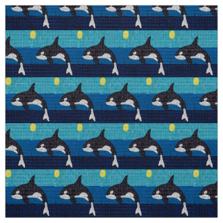 Orca - Polyester Poplin Fabric Stof
