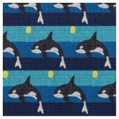 Orca - Polyester Poplin Stof (Close Up)