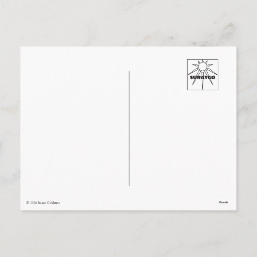 Orca Positive Thinking Postcards Feestdagenkaart (Achterkant)