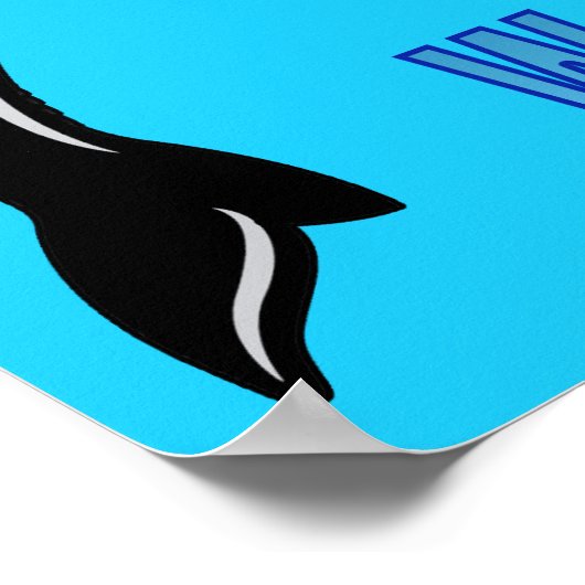 Orca: Red de walvissen! Poster (Hoek)