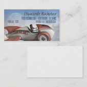 Orca Retro Rocket Visitekaartjes (Voorkant / Achterkant)