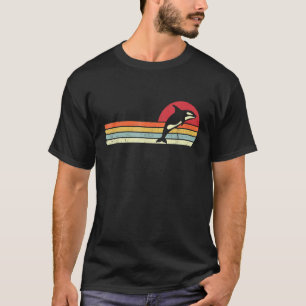 Orca Retro Style Killer Whale Save the Whales T-shirt