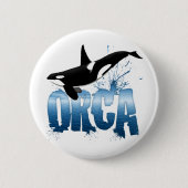 ORCA RONDE BUTTON 5,7 CM (Voorkant)