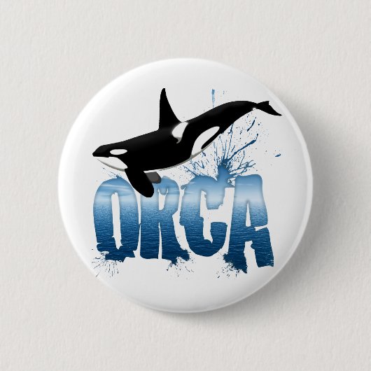 ORCA RONDE BUTTON 5,7 CM (Voorkant)