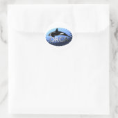 Orca Ronde Sticker (Tas)