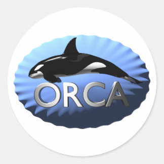 Orca Ronde Sticker