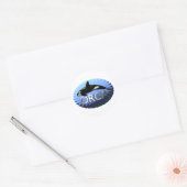 Orca Ronde Sticker (Envelop)