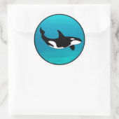 Orca Ronde Sticker (Tas)
