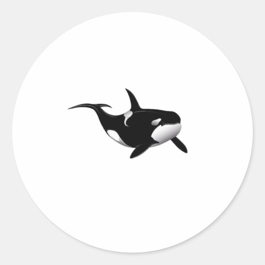 ORCA RONDE STICKER (Voorkant)
