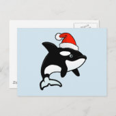 Orca Santa Feestdagenkaart (Voorkant / Achterkant)