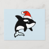 Orca Santa Feestdagenkaart (Voorkant)