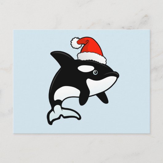 Orca Santa Feestdagenkaart (Voorkant)