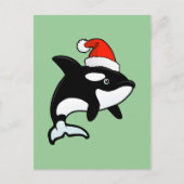 Orca Santa Feestdagenkaart (Voorkant)