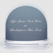 Orca Snow Globe Custom Killer Whale Snow Globe Sneeuwbol (Achterkant)