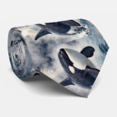 Orca Stormy waves Stropdas (Opgerold)